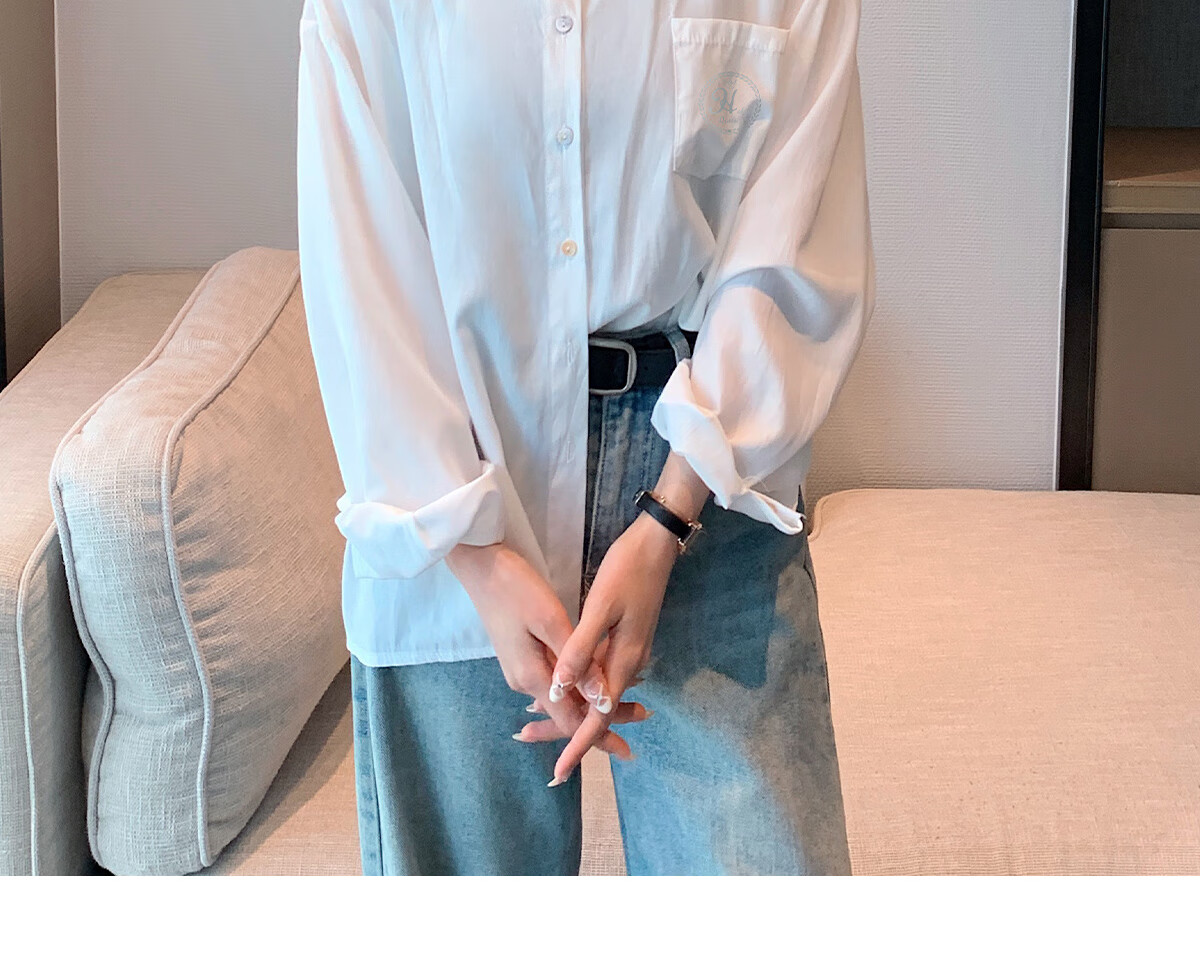 Halo Queen Long Sleeve Shirt Women Spring Autumn Mint Mambo Loose Premium Thin Jacket H13QC2955 29