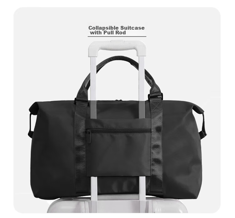 Lehuolvxing Travel Bag for Men, Large Capacity Handheld Luggage Bag, Portable with Handle, Suitable for Short Trips And Carry-On, Simple Storage Bag 22