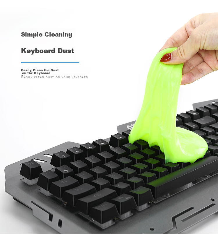 BUBM 5-in-1 Multifunctional Keyboard Brush and Screen Cleaner Set for Laptop, Earphone Case, Tablet, and Gap Dust Removal Tool 3
