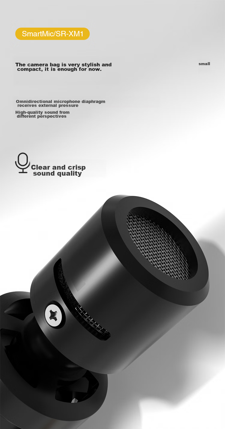 Saramonic SR-XM1 Camera External Microphone for DSLR Shooting, Short Video Interviews, Live Streaming, High-Definition Audio Recording, Small Microphone Device 3