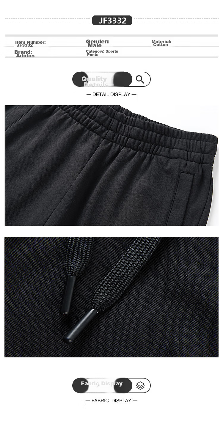 Adidas Men's Outdoor Sports Pants, Trendy Running Training Comfortable Casual Trousers, Gray, Size M 2