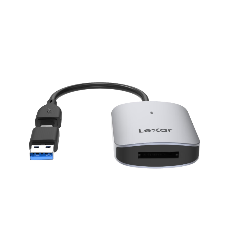 Lexar USB3.2 Card Reader, USB/Type-C Port, CFexpress Type A Card Reader for Sony Camera Cards, Compatible with Apple 17 Android Phones And Computers