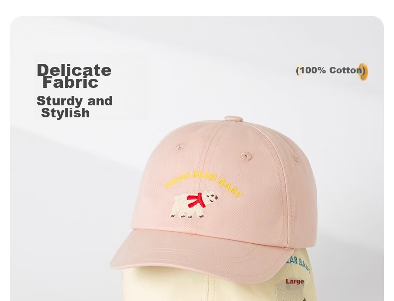 Niduoxiong Children's Hat, Spring And Autumn Sun Protection, Baby Visor Cap, Boys And Girls Pure Cotton Baseball Cap, Infant Hat, Sun-Shading And Breathable 6