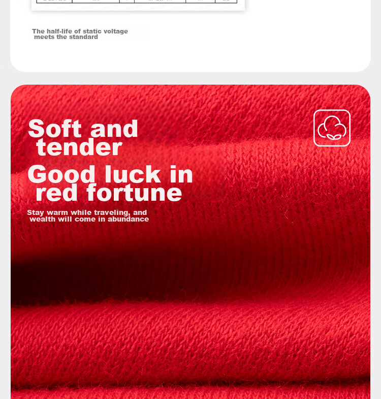 HLA [Hongyun] Thermal Underwear for Men, Zodiac Year of Horse Double-Sided Fleece 230g Qiji Red Autumn Top And Bottom Set 14