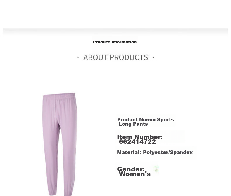 361° Women's Sports Pants Spring Summer Quick-Dry Jogger Casual Loose Running Yoga Fitness Pants 662614707-5 32