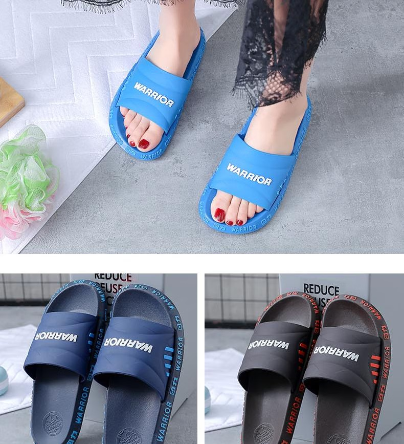 Huili Korean-Style Slippers, Couple Style, All Seasons, One-Word Design, Bathroom And Outdoor Wear, Non-Slip, Wear-Resistant Slippers, HL1203, Brown, Size 44 10