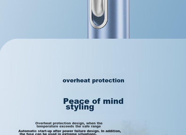 AUX Hair Dryer for Home Use, 1800W High Power, Strong Airflow, Quick-Drying, Hot And Cold Air Adjustable, Negative Ion Hair Protection, Constant Temperature, Gentle on Hair, Quiet Electric Hair Dryer, Blue Color 21