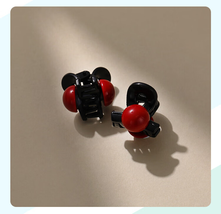 CHIMERA Red 2-Piece Small Hair Claw Clips Princess Side Bang Hair Clips Hair Accessories for Women Birthday Gift 5