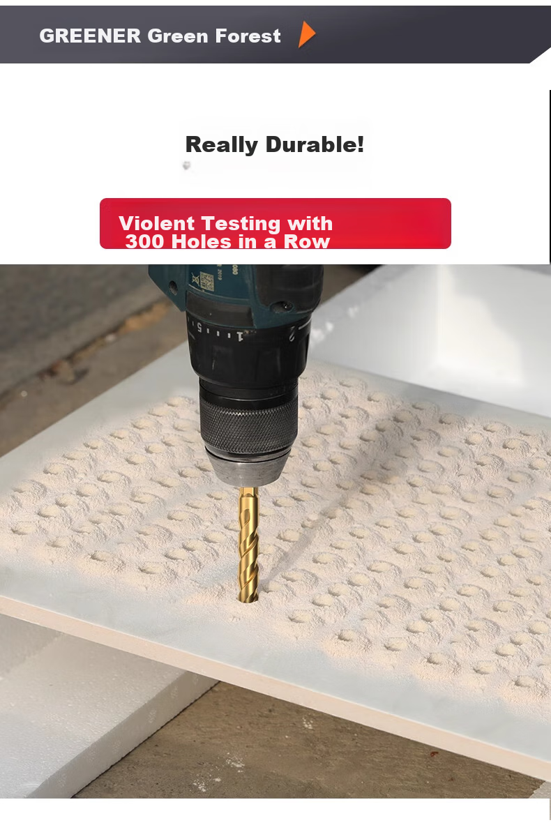 GREENER Concrete Marble Drill Bit Four-Blade Impact King Drill Triangular Drill for Ceramic Tile And Glass Drilling 6/8/10/12mm 5