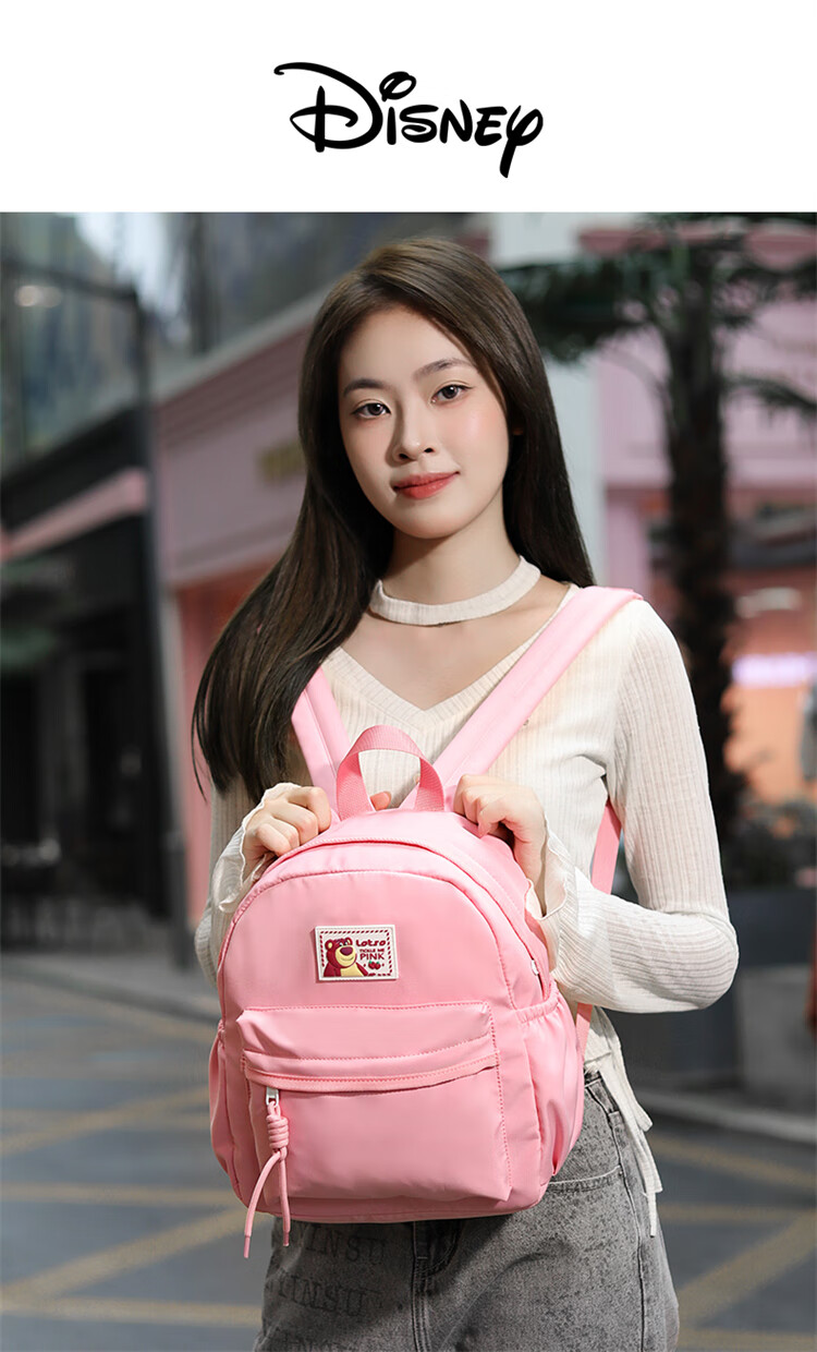 Disney Handbag, Women's Bag, Student Travel Backpack, Cute Mickey Mouse Backpack, Large Capacity Backpack, Lightweight Travel Backpack for Wome 15