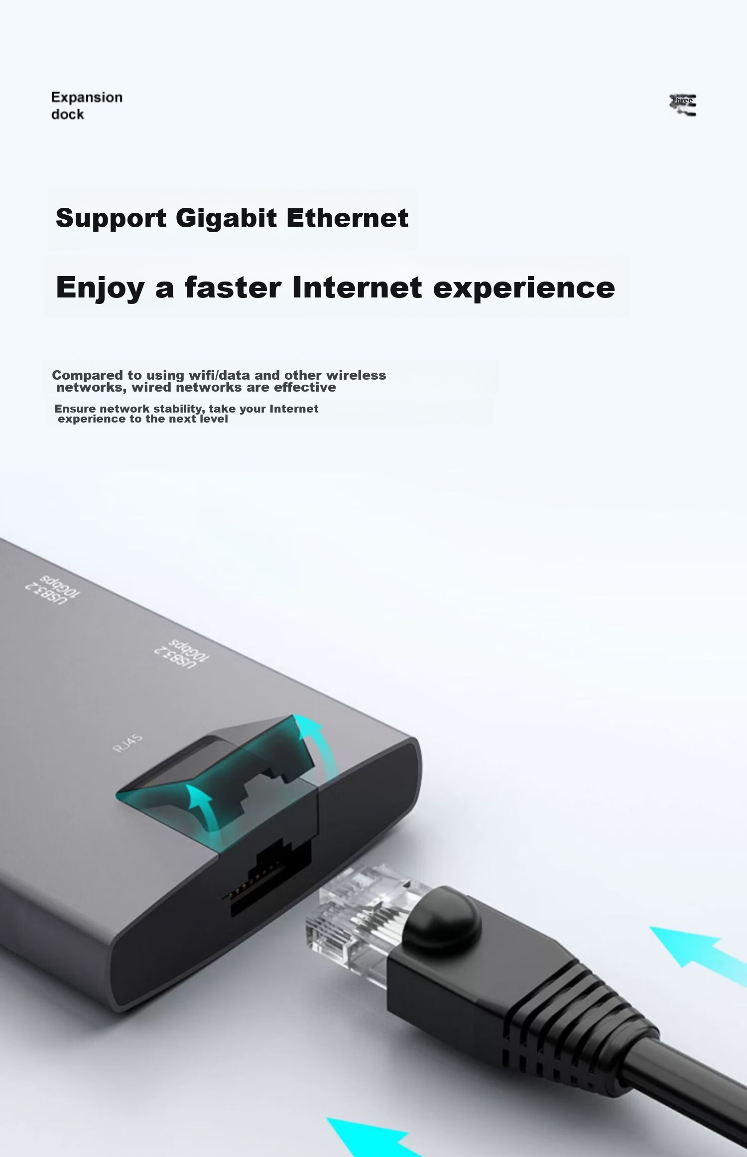 CreHiVi Type-C Multifunctional Expansion Dock, 4K Hub, HDMI Converter, PD Fast Charging Adapter, Apple USB 3.0 Laptop Converter, Extension Cable 6