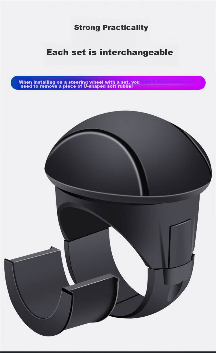 Huashi Steering Wheel Power Assist Ball, Universal Car Driving Aid, Multifunctional One-Handed Steering, Labor-Saving Auxiliary Driving 6