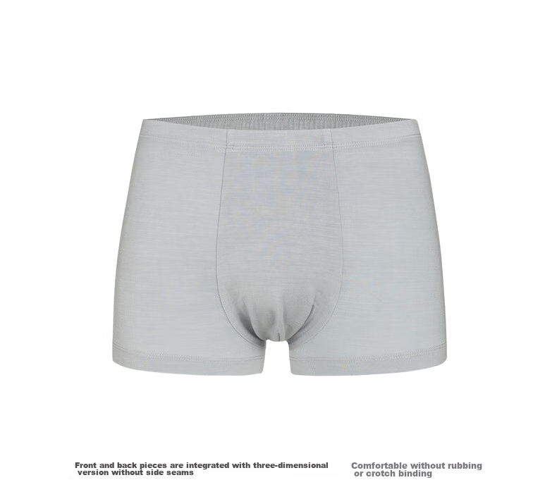 Aimer Kids Boys' Underwear, Modal Mid-Rise Boxer Briefs, 2-Pack, Space Gray + Coconut Milk Gray, Size 175 8