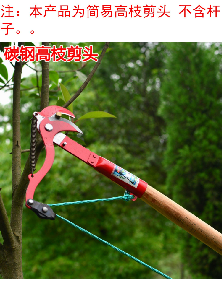 Homeglen 园林伸缩高枝剪粗枝省力高空剪 碳钢高枝剪(单头)-融创集采商城