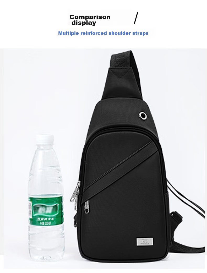 SEPTWOLVES Men's Crossbody Bag, Chest Pack, Shoulder Bag, Portable Backpack for Commuting, Phone Pouch, Trendy Casual Sports Travel Bag 16