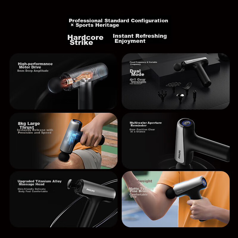 Feilipu Mini Massage Gun, Muscle Massager, Neck And Fascia Gun, Relaxing Multifunctional Massage Device, 3205G, Holiday Birthday Gift for Boyfriend Girlfriend, New Year Present