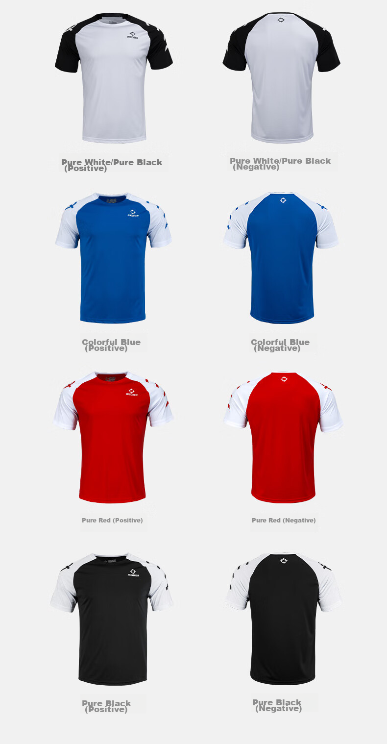 RIGORER Short-Sleeve T-Shirt, Summer Comfortable Casual Simple Sports Sweat-Wicking Breathable Running Top 4