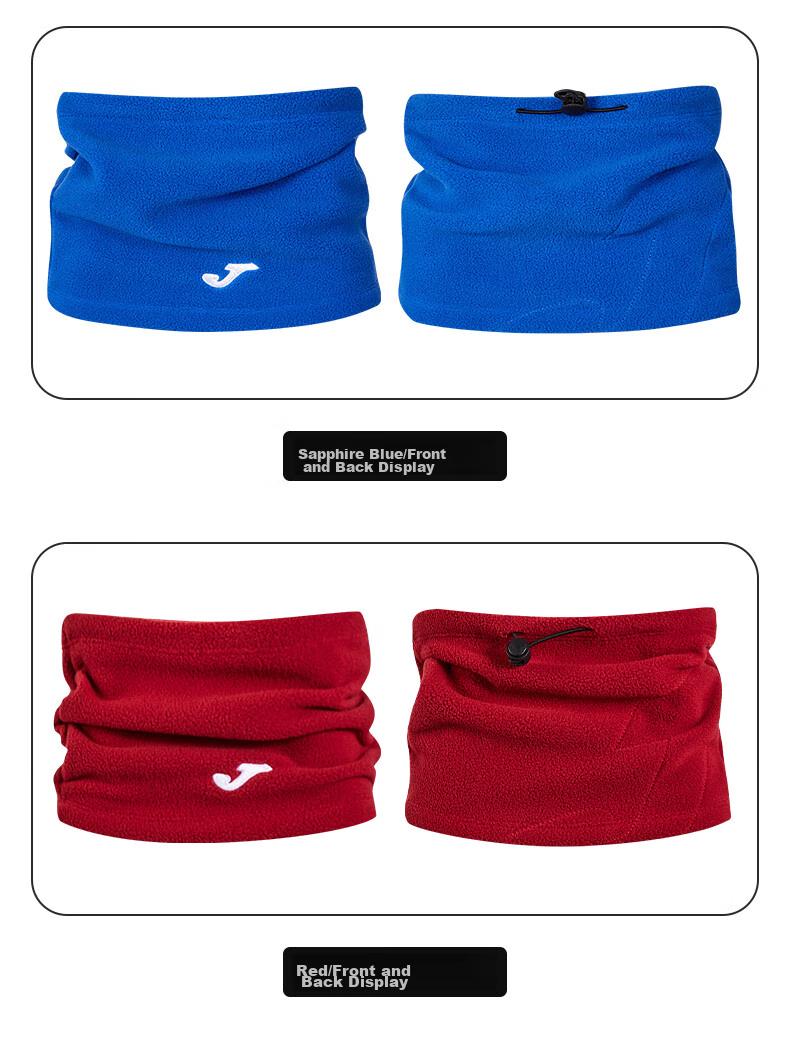JOMA Children's Fleece Neck Gaiter Set, Thickened Warm Neck Protection, Cycling Face Mask, Outdoor Windproof And Cold-Resistant Scarf, Royal Blue, One Size Fits All 3