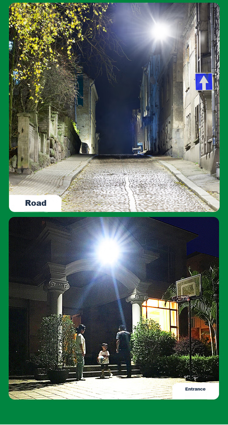 Intelamp Solar Garden Lighting, Motion Sensor Light, Outdoor Yard Entrance Road Light, Automatic Illumination at Night, Light Control, Remote Control 14