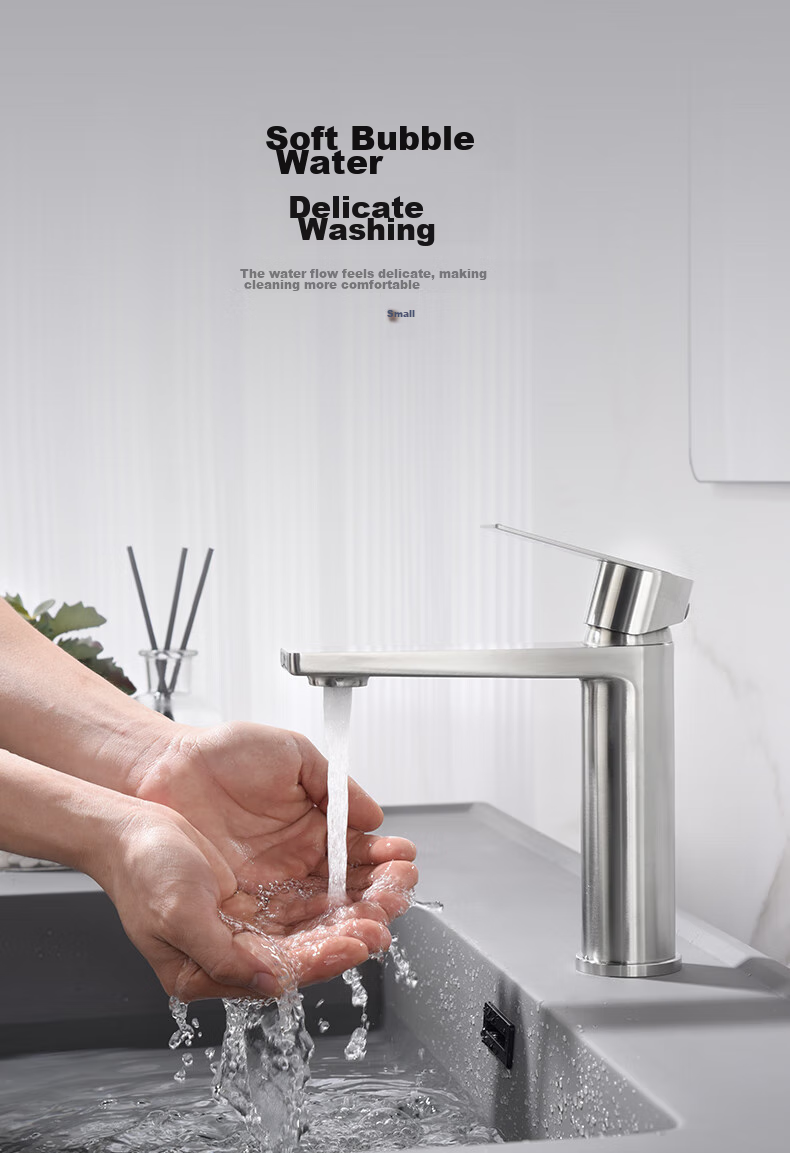 ARROW Basin Faucet, 304 Stainless Steel, Bathroom Toilet Washbasin Sink, Hot And Cold Tap, AE41104GG 4