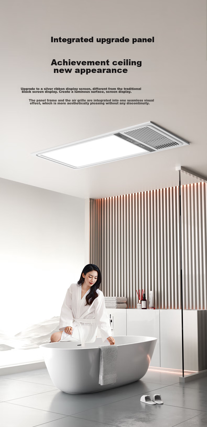 Midea Wind And Heat Bathroom Heater, Iron Man Series, Integrated Multi-Function Warm Air G4 with Lighting And Exhaust 2