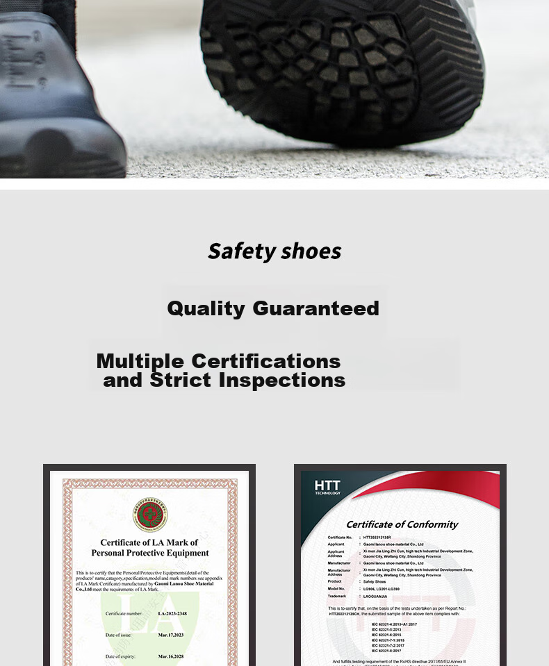 LAOGUANJIA Women's Safety Shoes, Small Size, Lightweight And Breathable, Ladies' Work Safety Shoes, Steel Toe, Anti-Smashing And Puncture-Resistant, 8245, Size 38 10