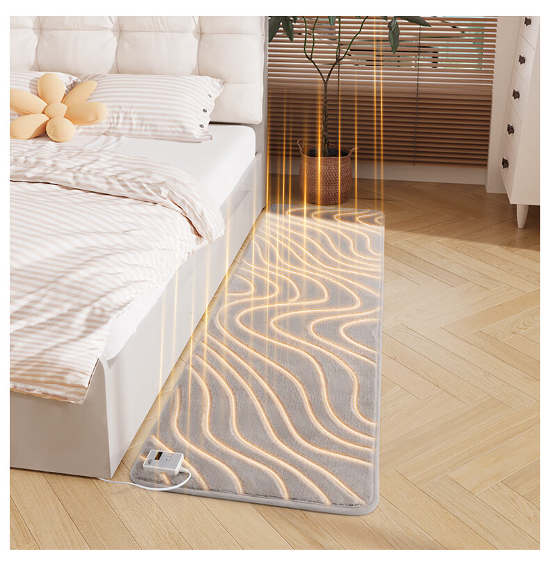 Qiqijia Living Room Heating Carpet, Winter Carbon Graphene Warm Electric Yoga Fitness Heating Blanket, Floor Heating 1