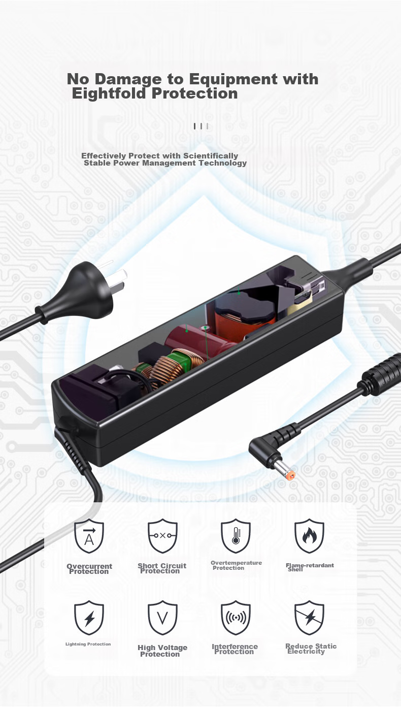 Elei Lenovo Laptop G470 G475 Z480 E49 G485 Y470 Y480 Z475 B475 Laptop Power Adapter, 20V 4.5A Power Cord, 90W 8