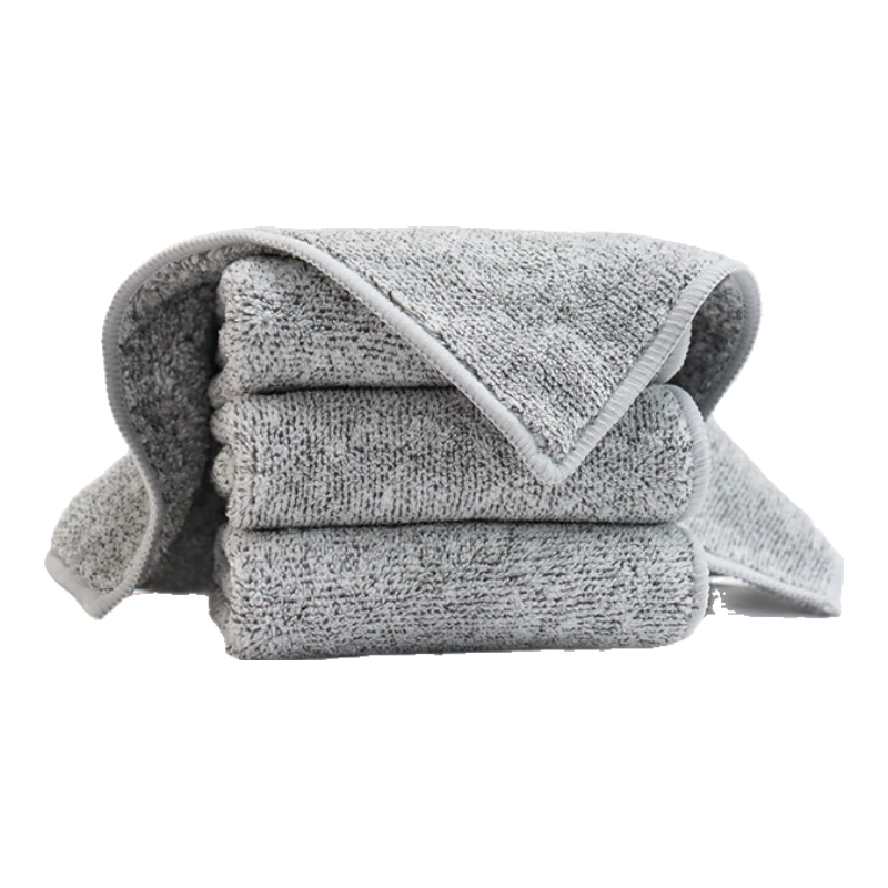 Mr Clean Dishwashing Cloth, Household Kitchen-Specific Bamboo Charcoal Fiber, 25*25cm*5 Pieces, for Pot Scrubbing, Car Washing, Cleaning, Oil-Resistant