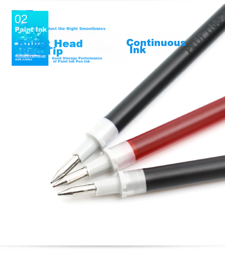 PILOT Gel Ink Refill 0.5mm Bullet Tip Pen Refill for Signature Pen And Handwriting Practice (Quick-Drying, Compatible with G1/G3) BLS-G1 Black Single Pack 4
