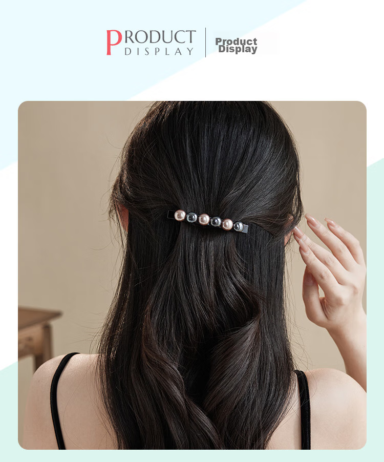 CHIMERA Back of Head Hair Clip, Spring Clip, Ponytail Clip, Half-Up Clip, Barrette, Hair Accessory Clip, Hair Clip, Birthday Gift for Girls 4