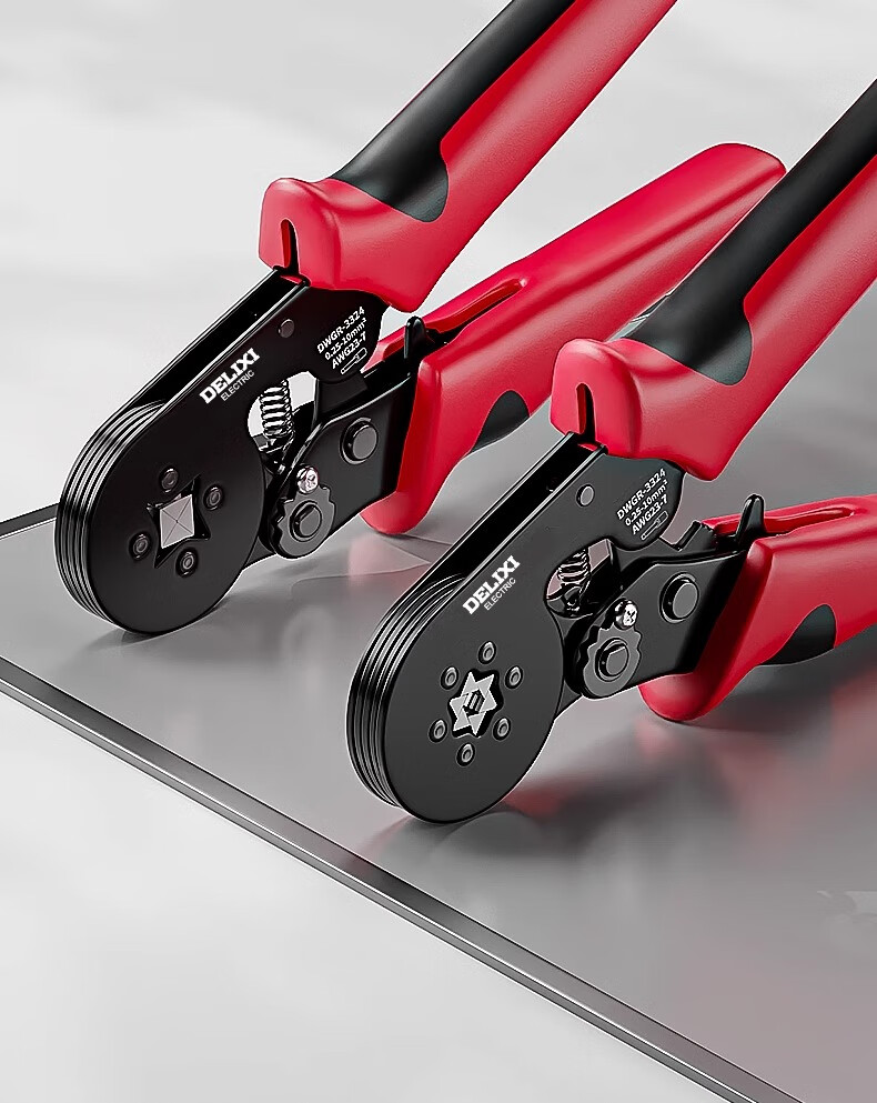 Delixi Terminal Wire Crimping Pliers Tube Pin Cold Press Crimping Pliers Wire Clamp Electrician Special Pliers 2