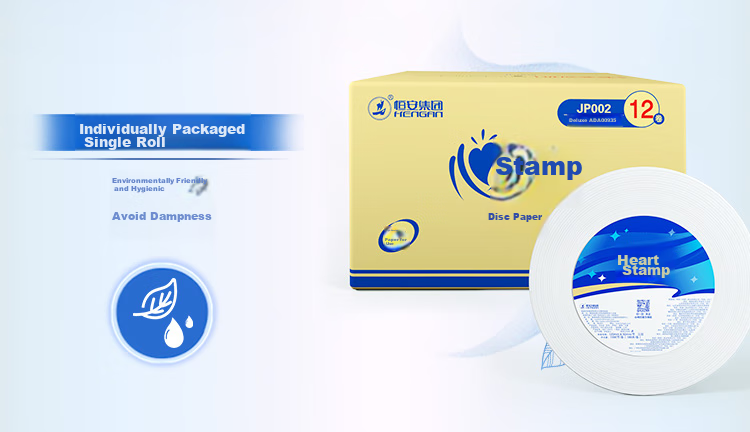 Mind Act Upon Mind Core Toilet Paper, 2-Ply, 220 Meters (1833 Sheets) * 12 Rolls, Commercial Large Roll Paper for Hotels And Restaurants, ZB006 7