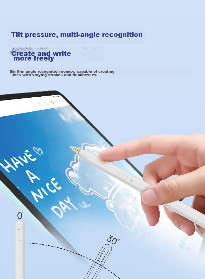 KOVOL [Compatible with Phones And Tablets] Upgraded Three-In IPad Capacitive Stylus, Mobile Touch Pen, Tablet Writing Pen, Computer Touchscreen Compatible for Apple, Huawei, Xiaomi, Gaming And Drawing 6