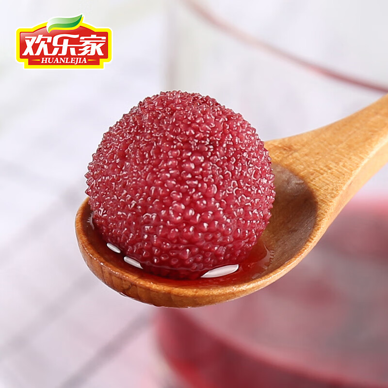 欢乐家杨梅罐头256g*12瓶 新鲜水果罐头礼盒送礼 休闲零食