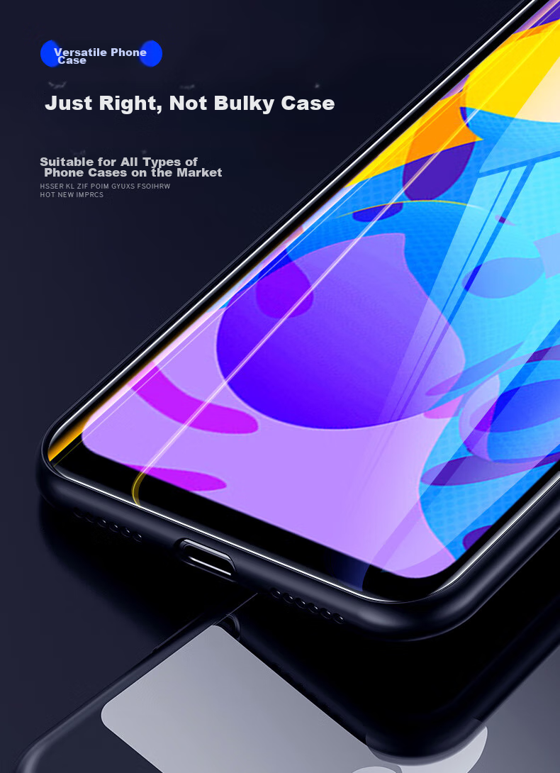 HotFire Tempered Glass Screen Protector for Honor Play4T Pro, Full Coverage Automatic Adhesive Protective Film for Honor Play4T Pro/Changxiang10e Smartphone 5