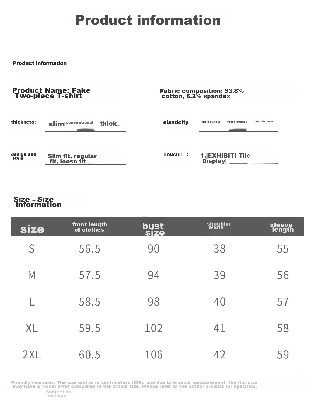 Taxiang Long-Sleeve T-Shirt for Women, Wilderness Maillard Small V-Neck Faux Two-Piece Top T-Shirt Spring Autumn Contrasting Color Base Shirt T143T2042 18