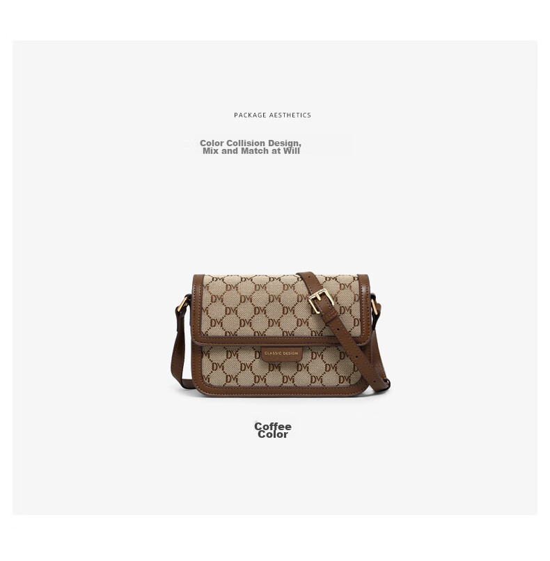 Aiqinghai Handbag, Women's Crossbody Bag, Women's Shoulder Small Square Bag, Commuter Underarm Bag, Birthday Mother's Day Gift, Practical Present for Mom 11