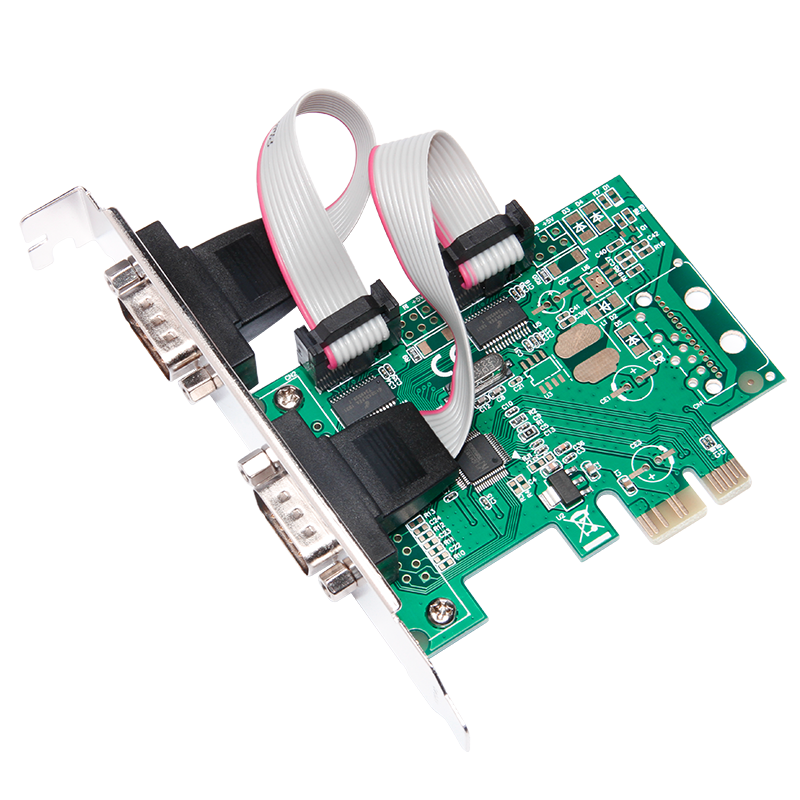 MOGE PCI-E Serial Card, Computer COM Port Expansion Card, PCIe to RS232 Industrial Control Machine Adapter Card, Domestic Platform, MC2322