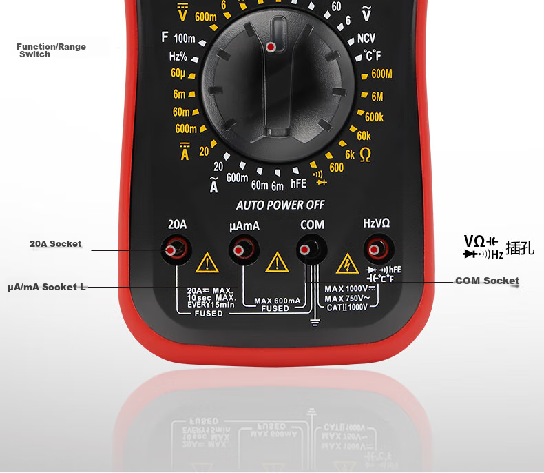 Delixi Electric High-Precision Digital Multimeter Multifunctional Digital Voltage Tester DEM11+ 20