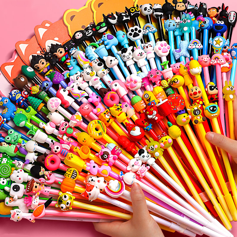 Jinzhi 20 Cartoon Gel Pens, 0.5mm, Student Prizes, Blind Box Pens, Rewards for Middle And High School Students, Stationery Supplies, Graduation Gifts, Birthday Presents, Cute Creative Water-Based Pens