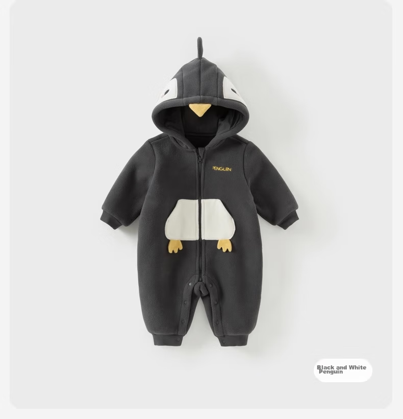 DAVE & BELLA [Zoo] Girls' Outdoor Clothing, Baby Romper, Autumn Outfit, Boys' Jacket Set 9