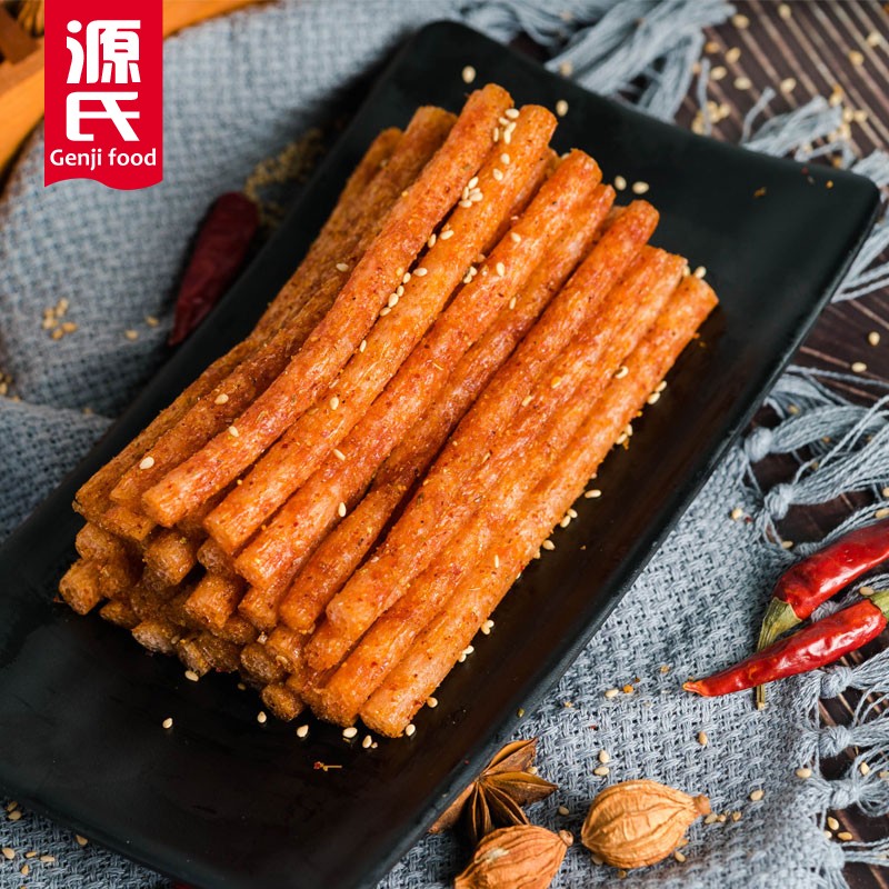 源氏 辣条 大辣棒90g/袋 网红休闲零食小吃 办公室宿舍素食手撕香辣棒