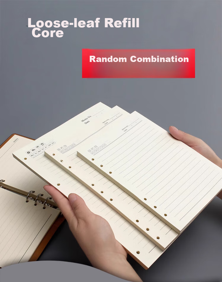 Xutong A4 Loose-Leaf Paper, 100g Weight, 80 Sheets/160 Pages, Suitable for 4-Ring Notebooks, Blank Thickened Replacement Inner Pages, Customizable 1