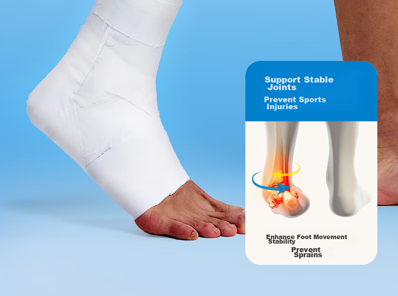 LP White Adhesive Tape, Sports Tape Bandage, Serrated Easy-Tear Self-Adhesive, for Joints, Muscles, Ankles, Calf, Arms, 38mm*13.7m 9