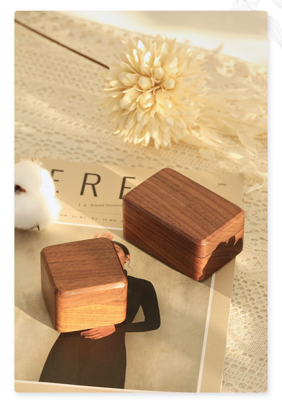 Fanyejia Vintage Jewelry Storage Box, High-Quality Cork, Compact And Portable, for Travel Earrings, Rings, Bracelets, Accessories, 520 Gift 15