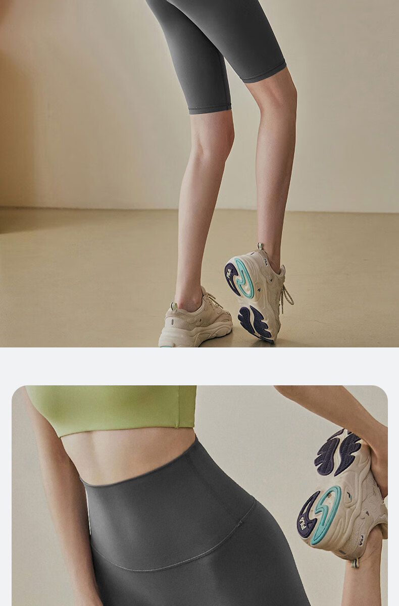 Free Style Women's 5-Inch Yoga Shorts Summer Thin High-Waist Tummy Control Butt-Lifting Tight Fitness Cycling Shorts 16