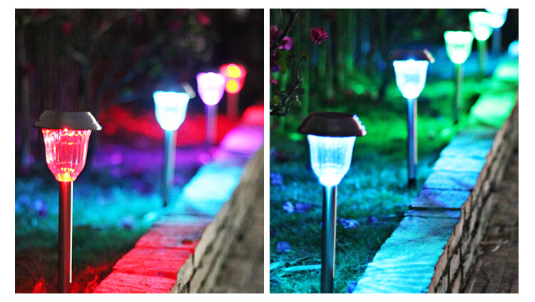 Intelamp Solar Lawn Light, Garden Villa Garden Home Waterproof Outdoor Ground Stake Grass Light, Atmosphere Decorative Landscape Light 13