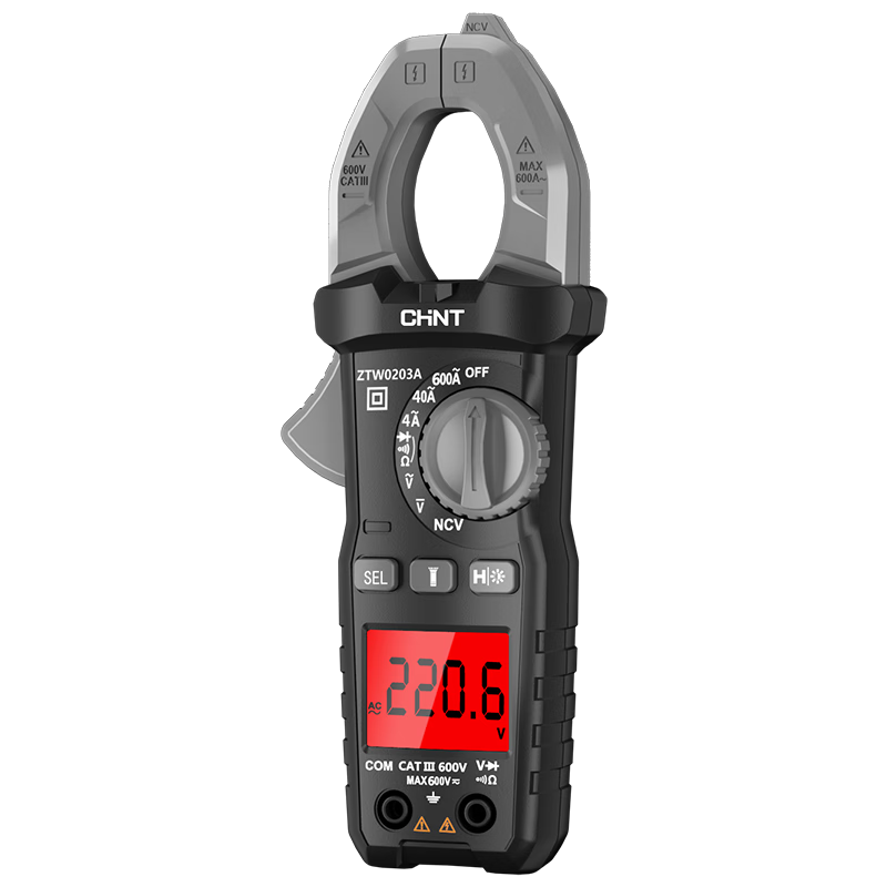 CHNT Digital Clamp Meter, High-Precision DC Clamp Meter, Intelligent Multimeter, Ammeter