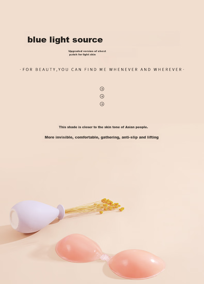 LangSha Silicone Breast Pads for Women, Invisible Bra, Push-Up And Lift, Wedding Dress Nipple Covers, Non-Slip Bikini C Cups 11